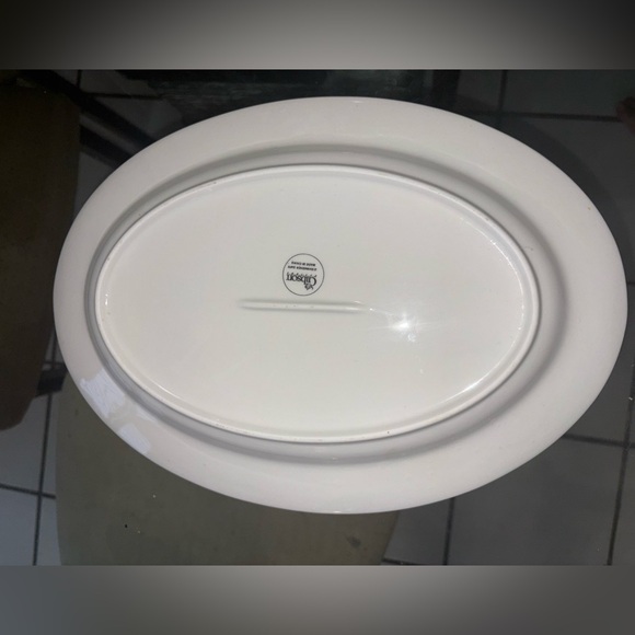 VINTAGE orchid Dinnerware Serving Set with black accents - Picture 5 of 5